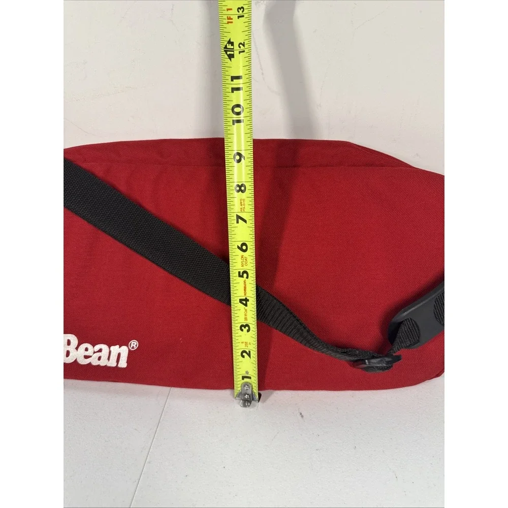 LL Bean Vintage Cycling Saddle Bags Bicycle Mountain Bike Camping Red Ddbl Strap